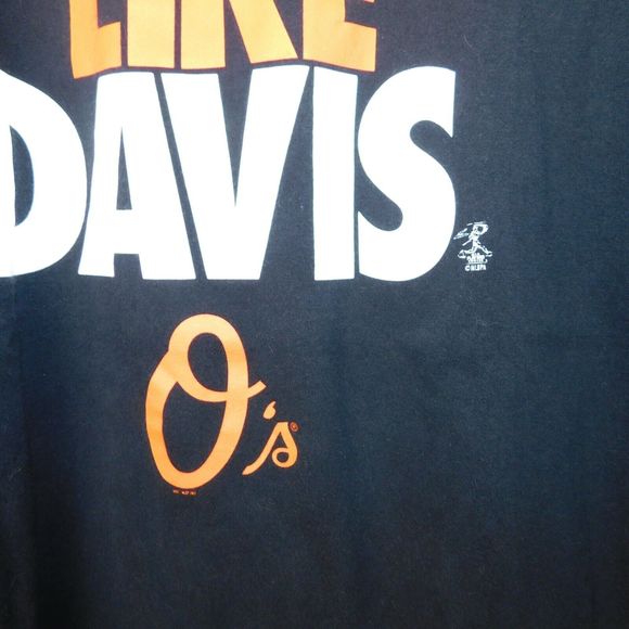 Nike MLB Tee Shirt Adult L Baltimore Orioles Hit It Like Davis Graphic Logo - Picture 5 of 8